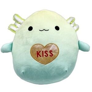 Squishmallows 12" Lomo Axolotl Heart Kiss Valentine Plush Stuffed Animal NEW